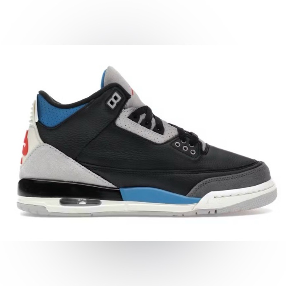 Nike Jordan 3 Retro OG Black / Chile Red - Neutral Grey IB8968-004 (GS) 6.5Y